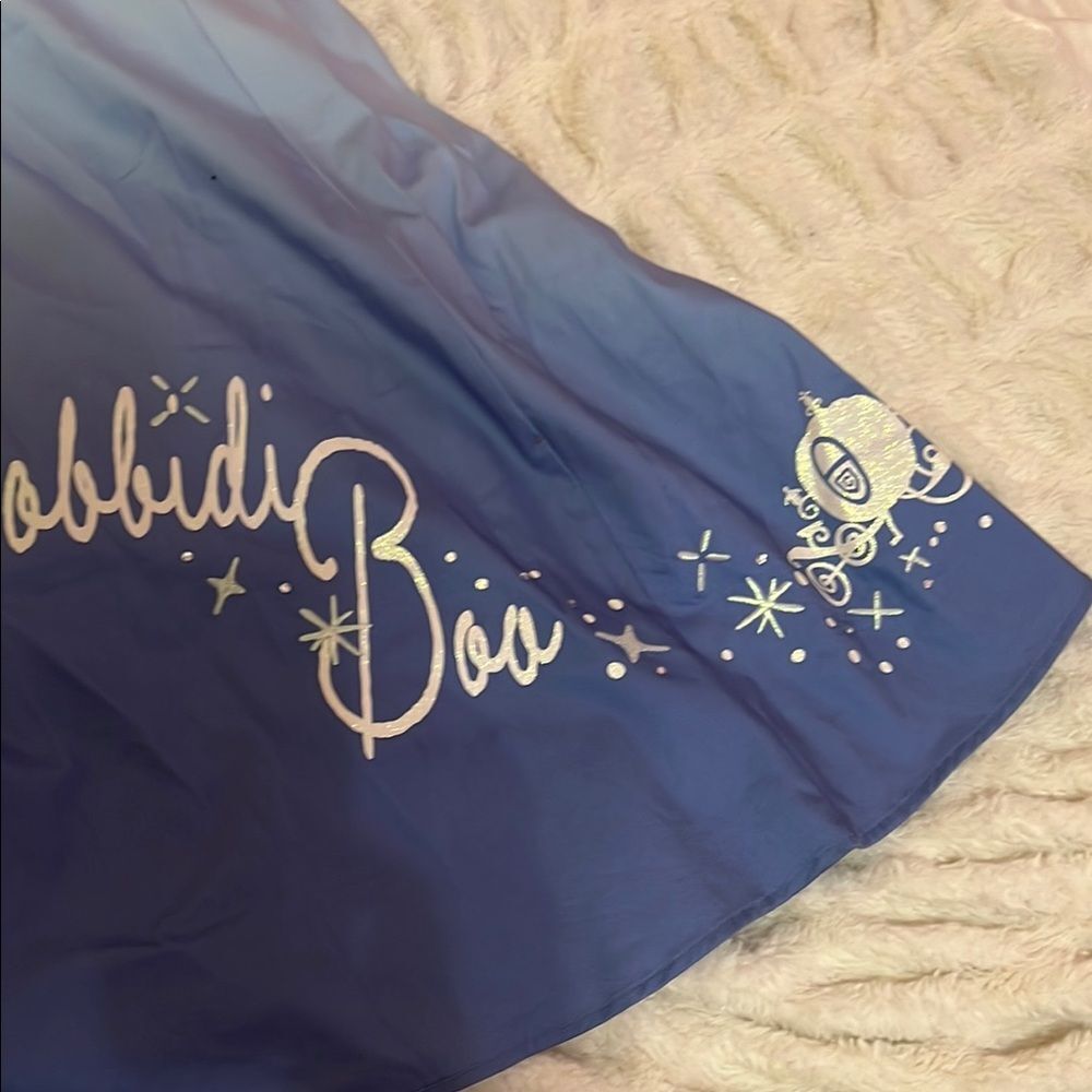 Disney Blue Ombre "Bibbidi Bobbidi Boo" Mini Dress with Pink Accents - Picture 2 of 10
